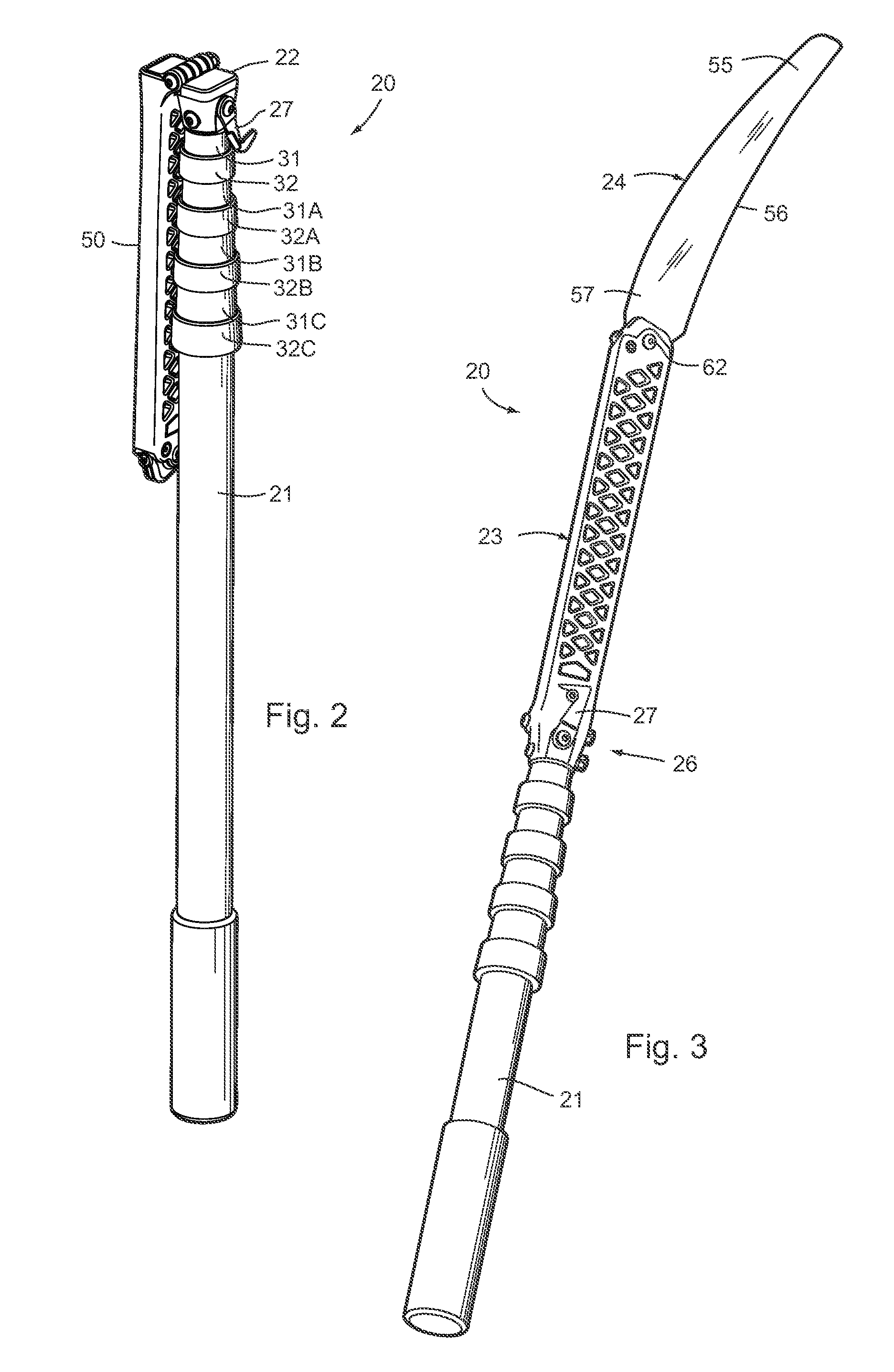 Foldable-storable pole saw