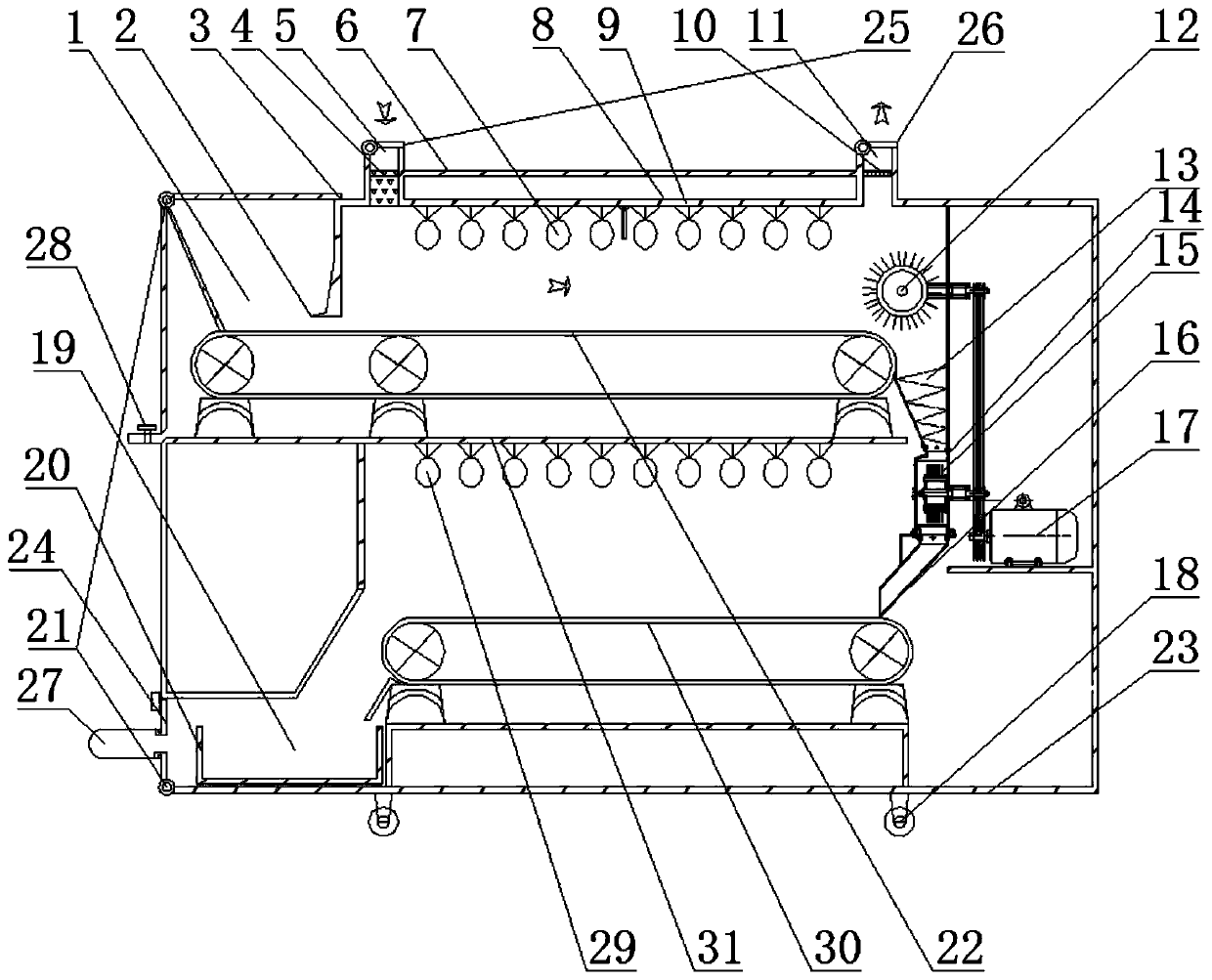 Preparation method and equipment of a concrete internal curing material