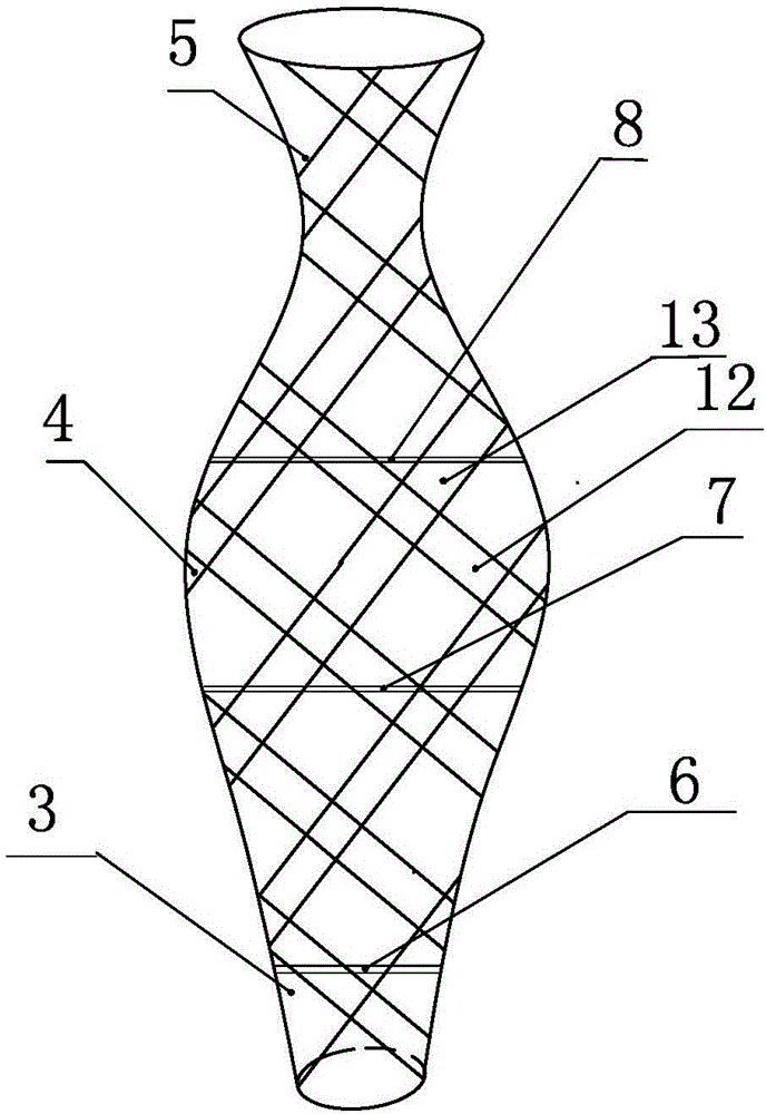 Detachable plant landscape shaping mold for building ecological plant and shaping method