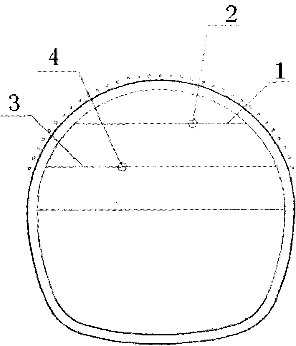 Detection method of grouting reinforcement effect in tunnel