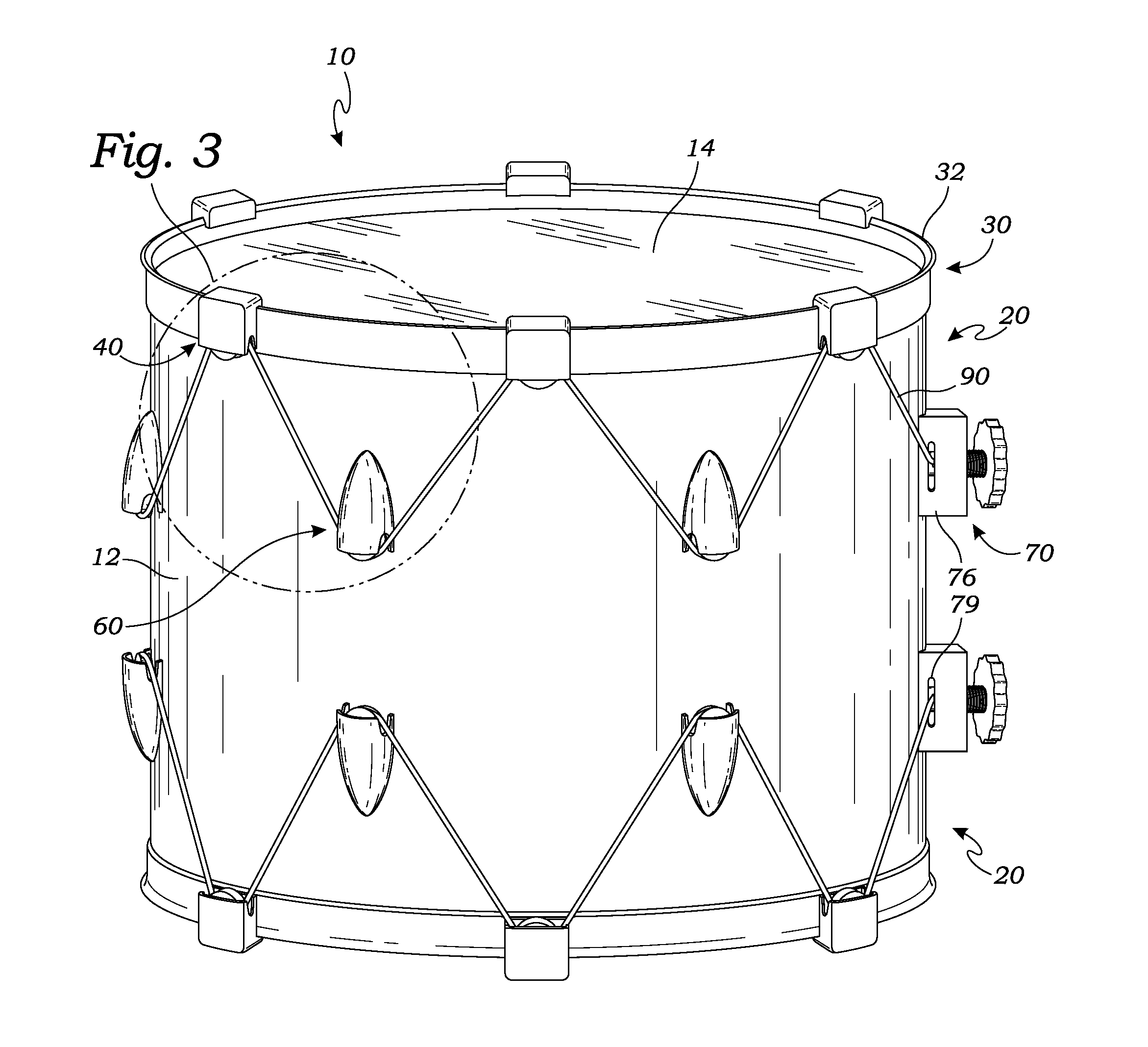 Drumhead Tuning Rim System and Method of Use