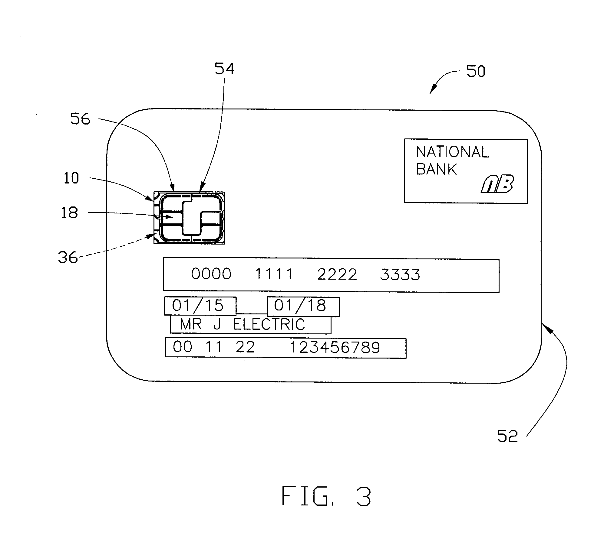 Colored smart card module