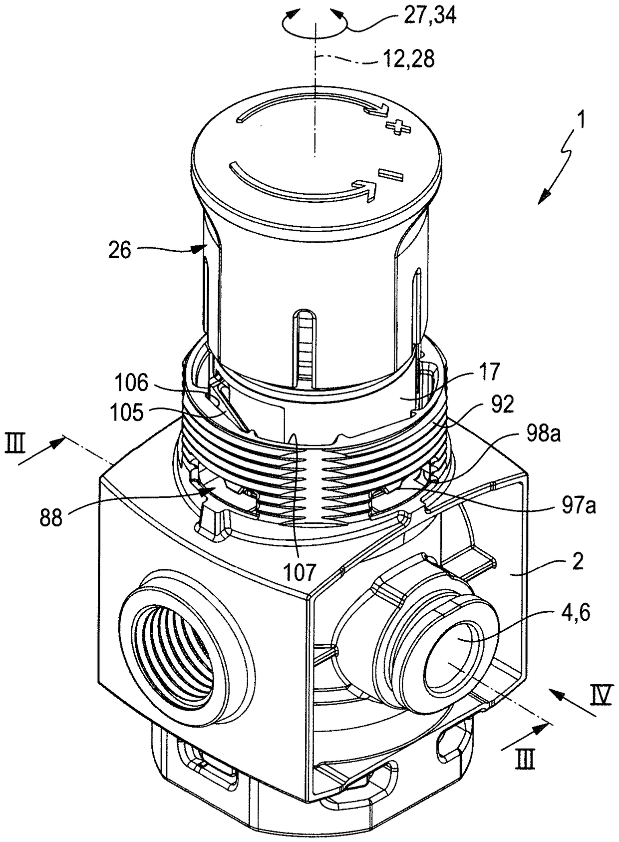 Pressure regulating valve