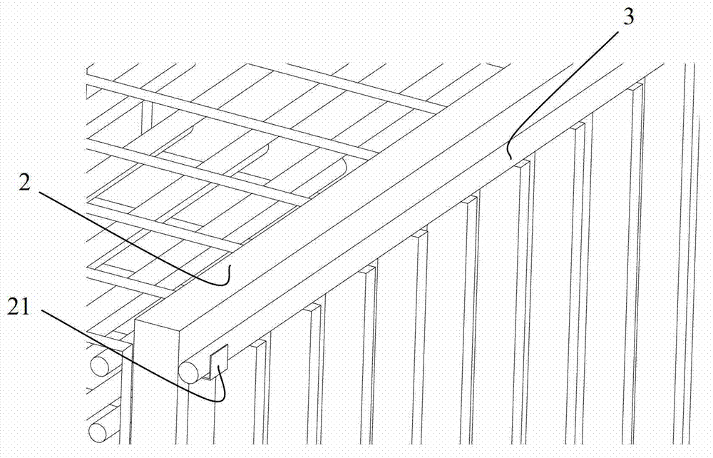 Wall maintaining method based on automatic temperature measurement and temperature stress reduction