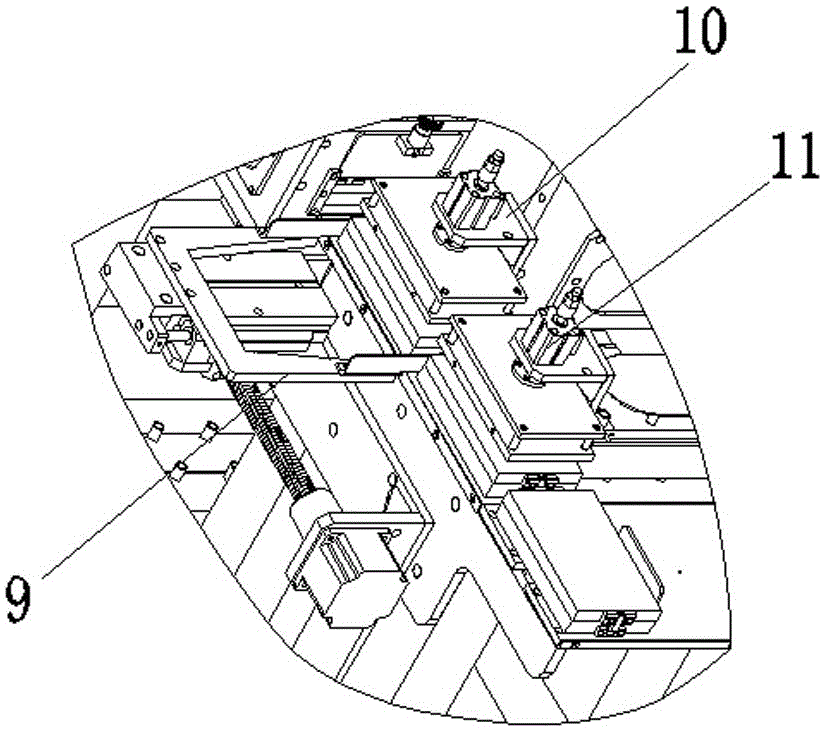 Hot-bending forming machine for mobile phone glass and watch surface covers