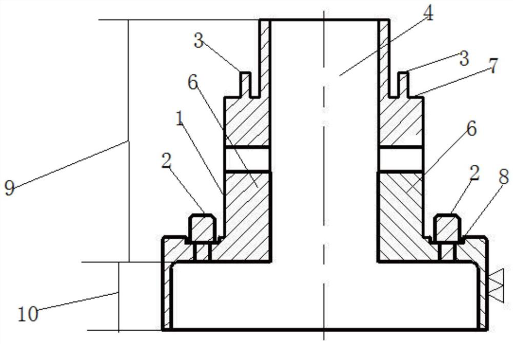 Wharve of glass twisting machine