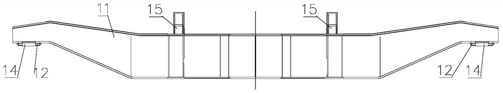 Permanent magnet motor direct-driven large-tonnage carrying device, molten iron transport vehicle and torpedo car