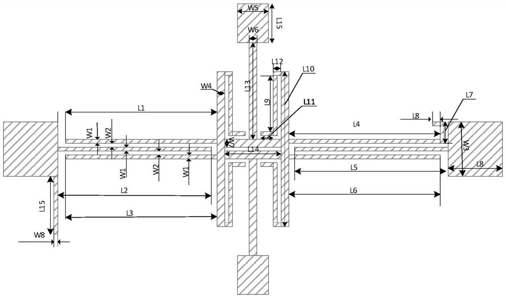 Dual-passband band-pass filter based on asymmetric coupling lines