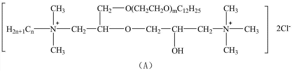 A kind of dicationic asphalt emulsifier containing ethoxy group and its preparation method and application