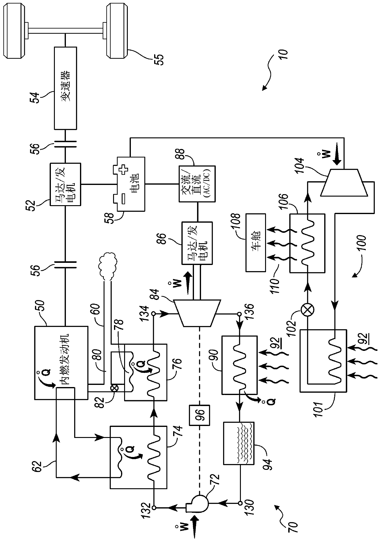 Method and system for controlling a thermal system in a vehicle