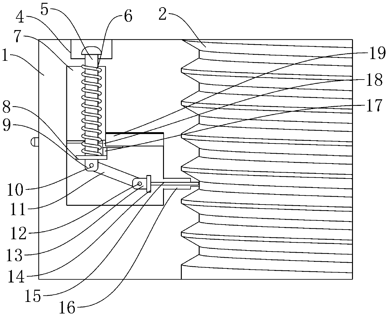 Novel self-locking nut