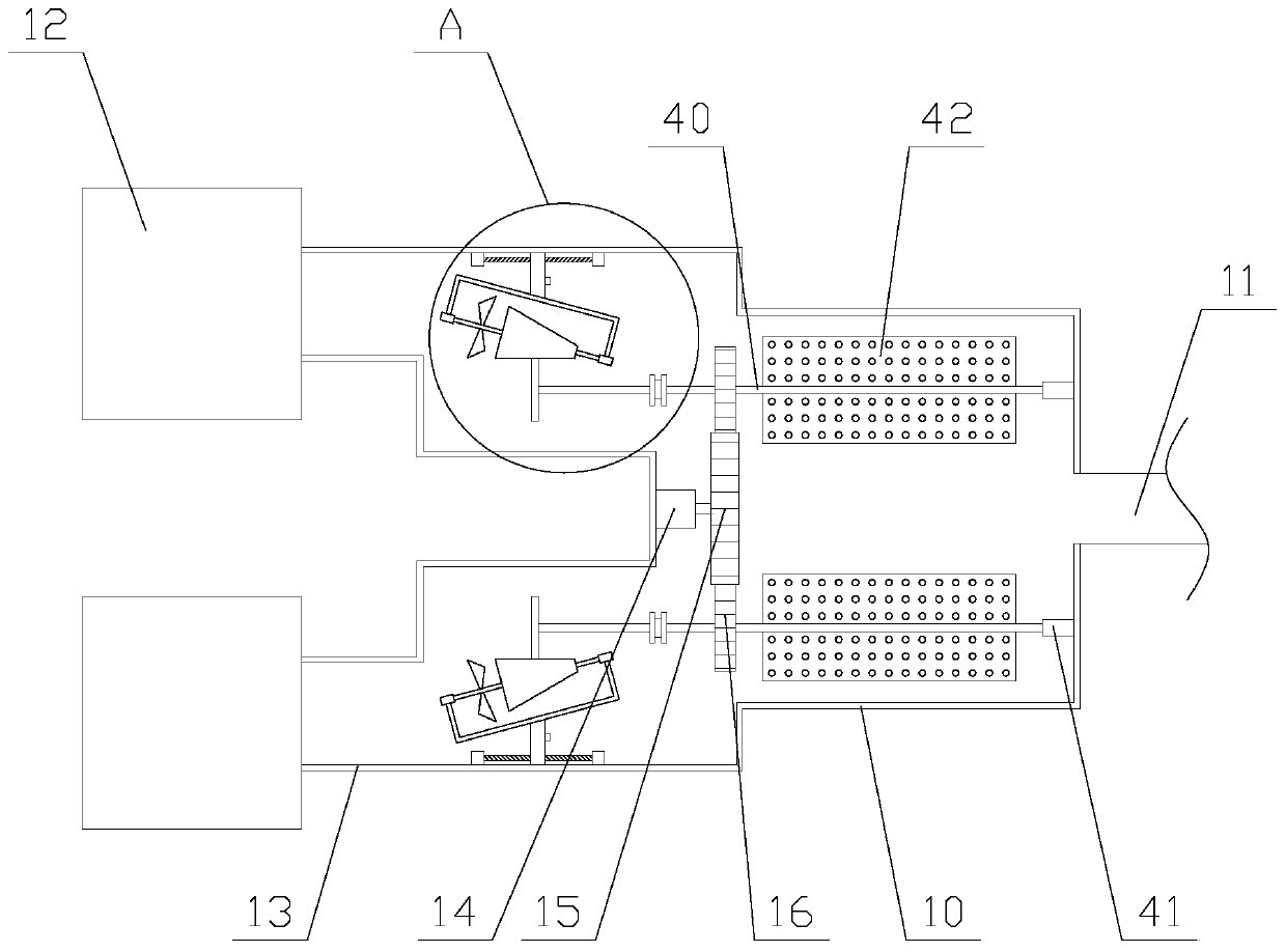 Nanomaterial production device based on LICVD method