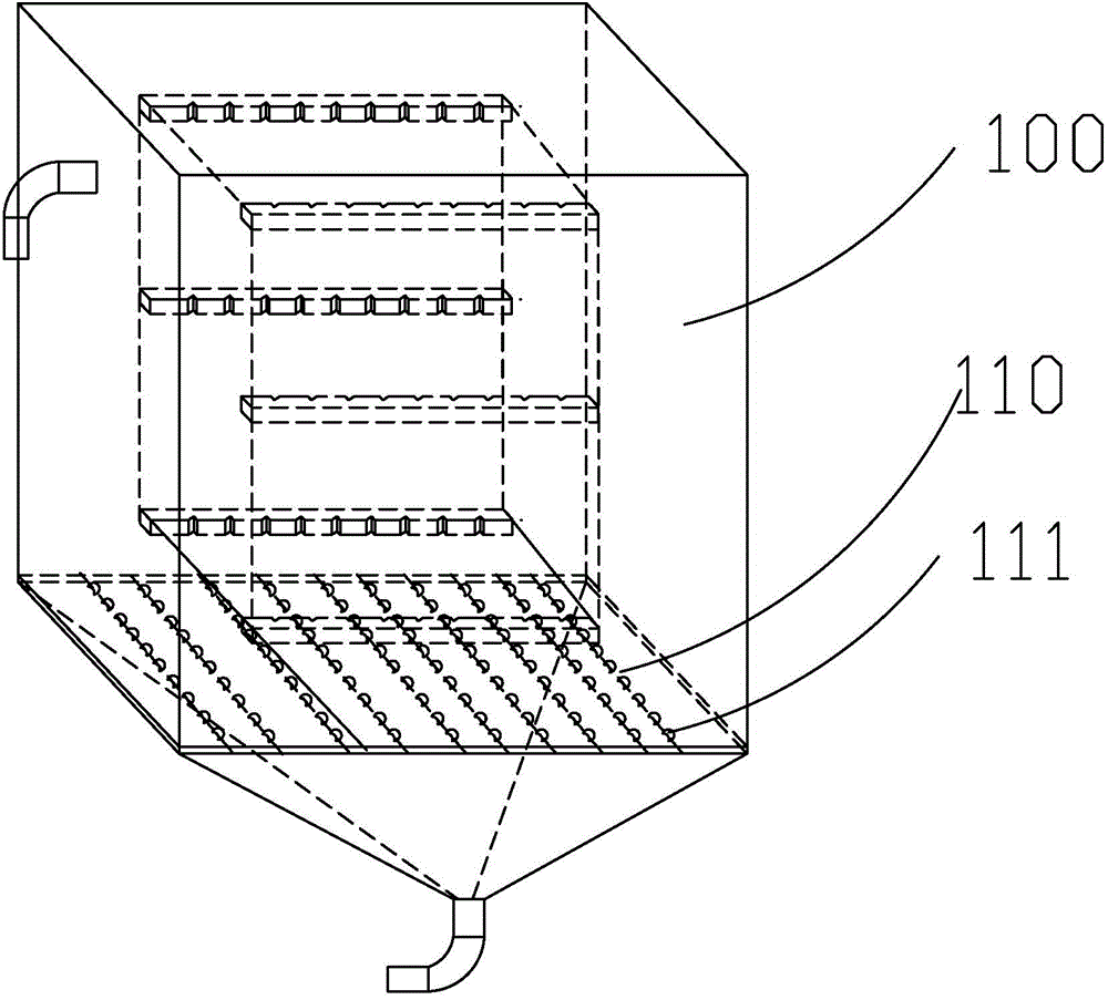 Soaking type etching machine for glass substrate