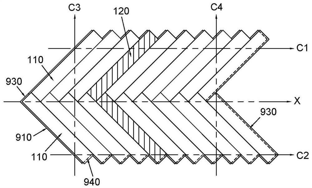 Narrow decorative solid wood floor and production method for its combination