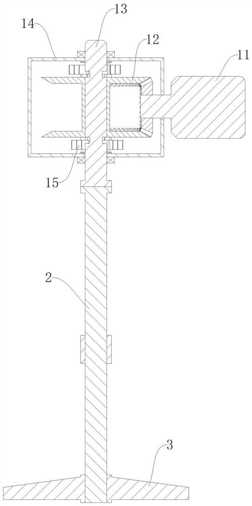 Stirring device for sewage treatment and flocculation equipment with same