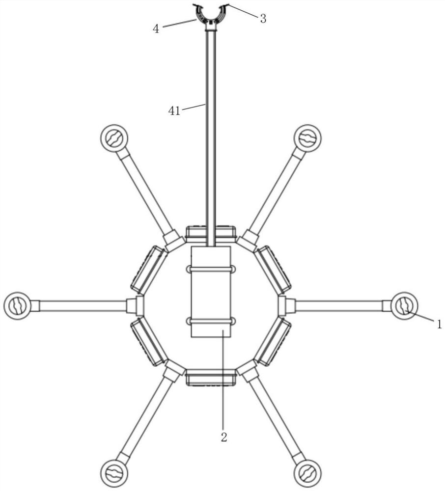 Unmanned aerial vehicle dry ice cleaning system for power grid insulator