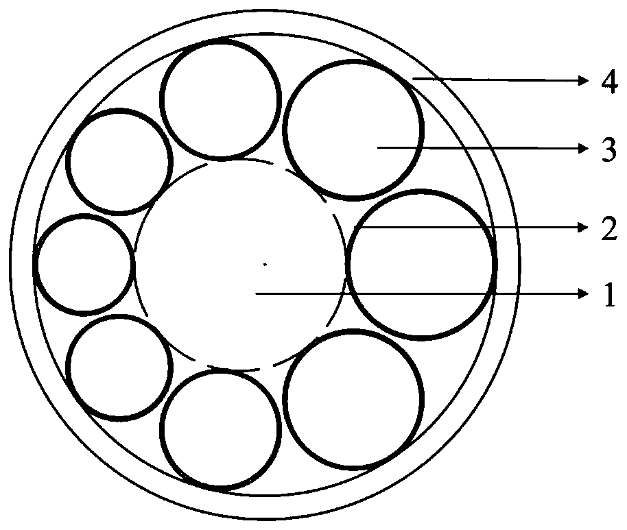 Hollow-core anti-resonance optical fiber with core shift structure