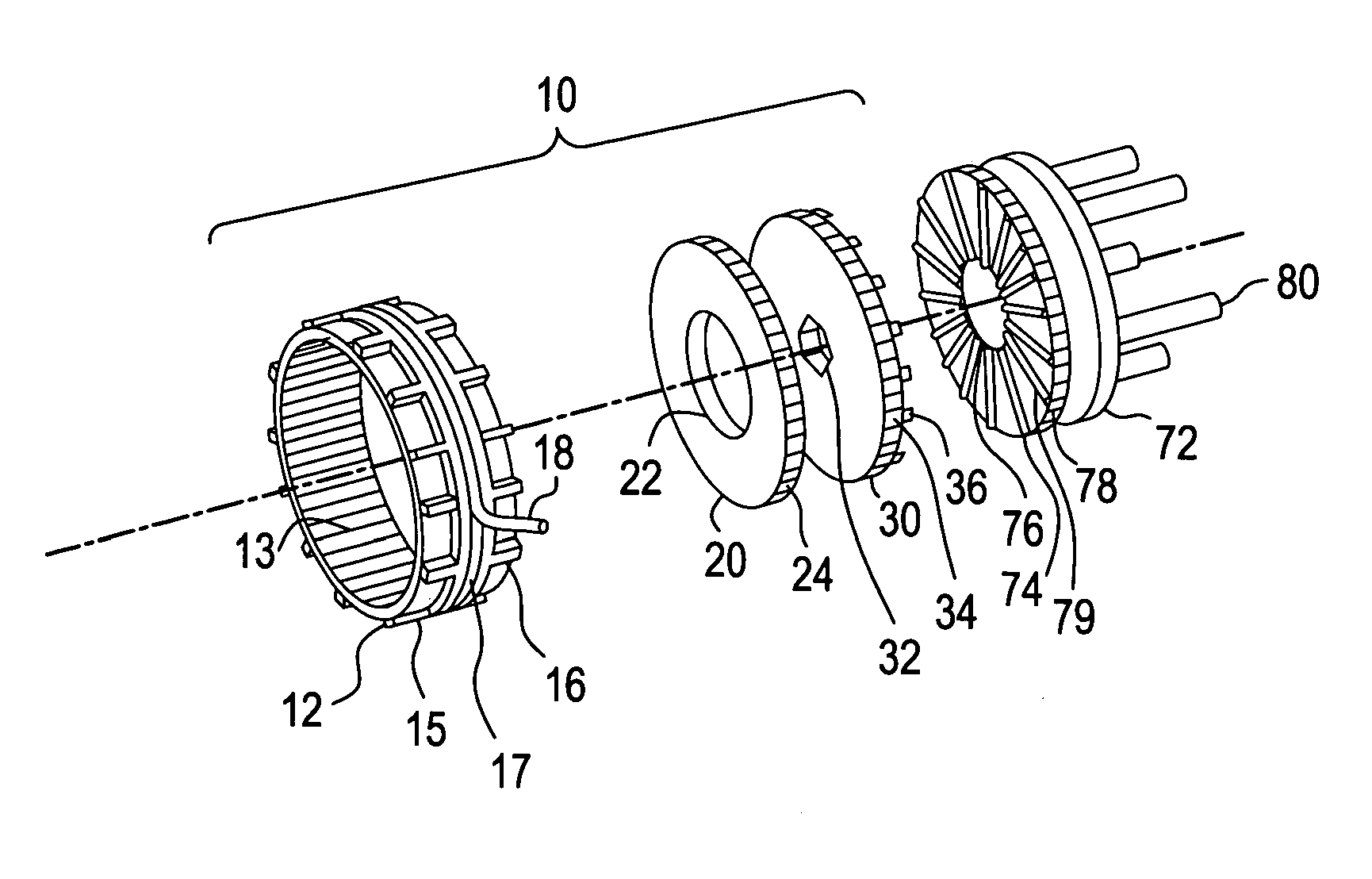 Tool chuck with power take off and dead spindle features