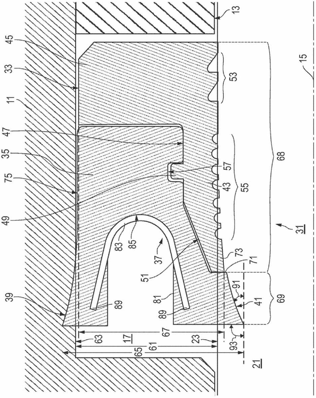 System, method and apparatus for spring-energized dynamic sealing assembly