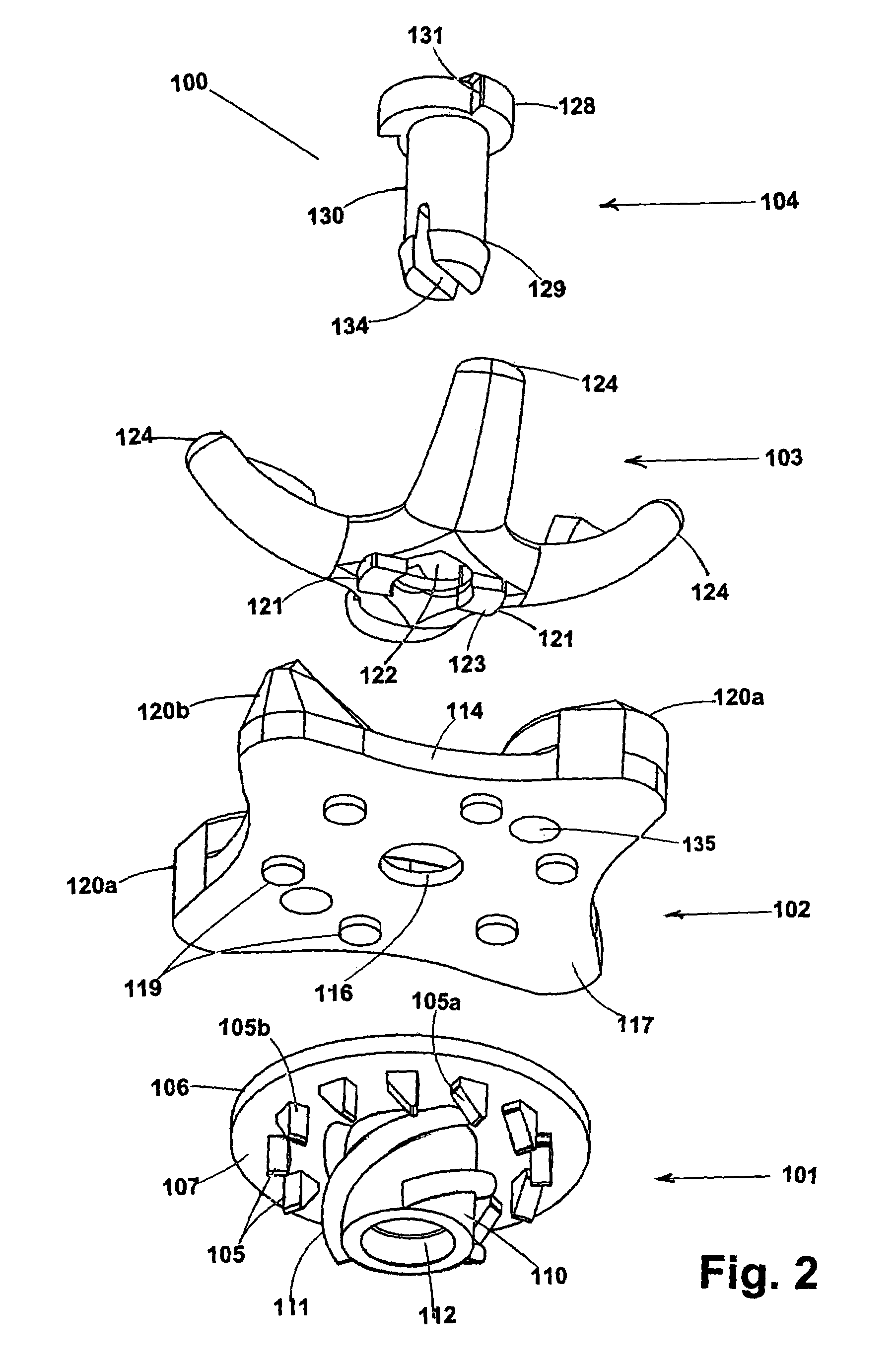 Cleat assembly for golf shoe