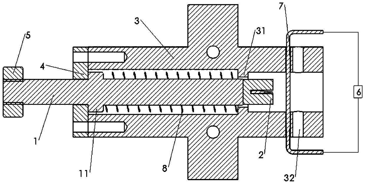 Mechanical overload switch for external ballistic trajectory data acquisition system