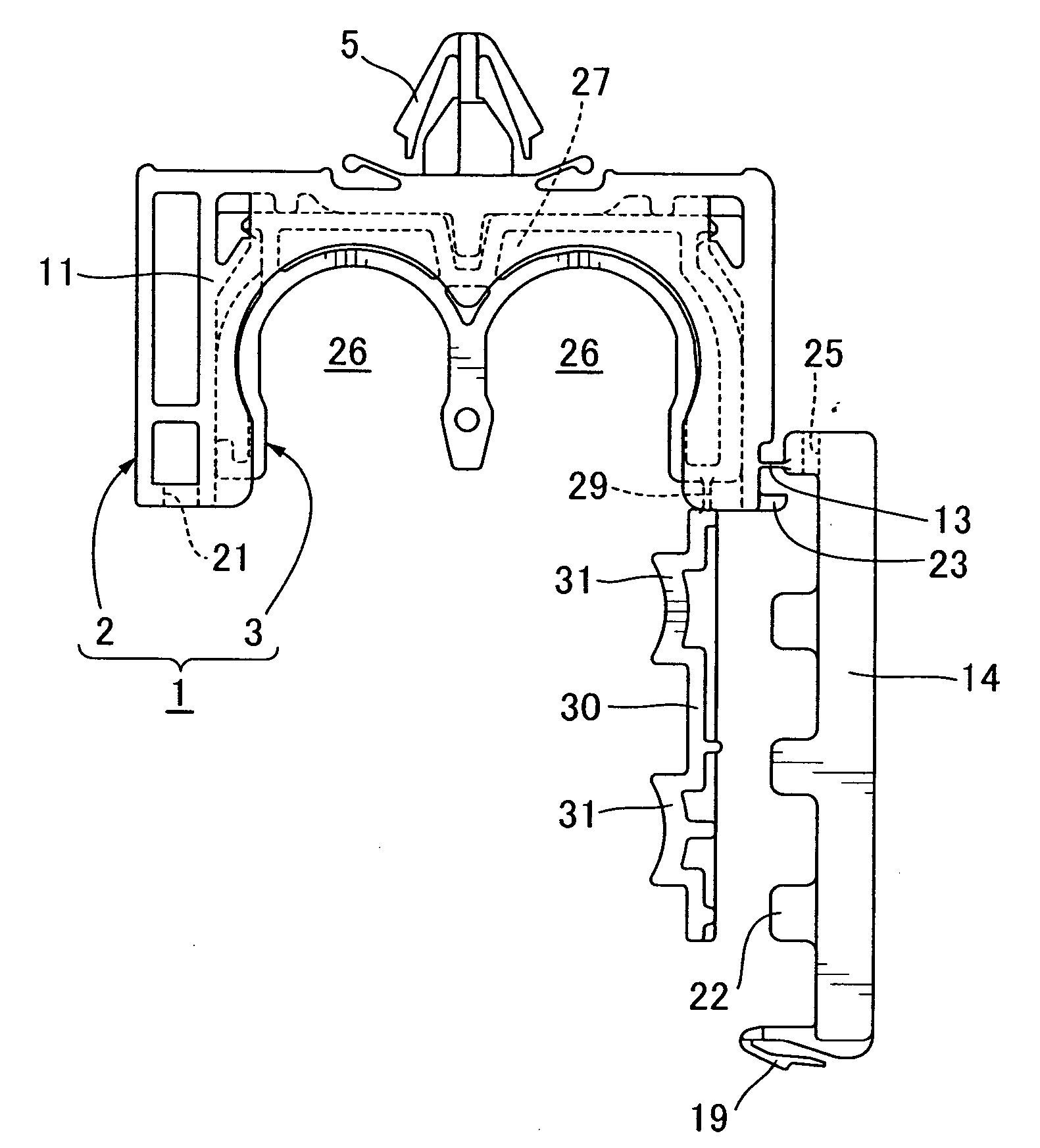 Heat-resistant clamp device for pipes or similar objects