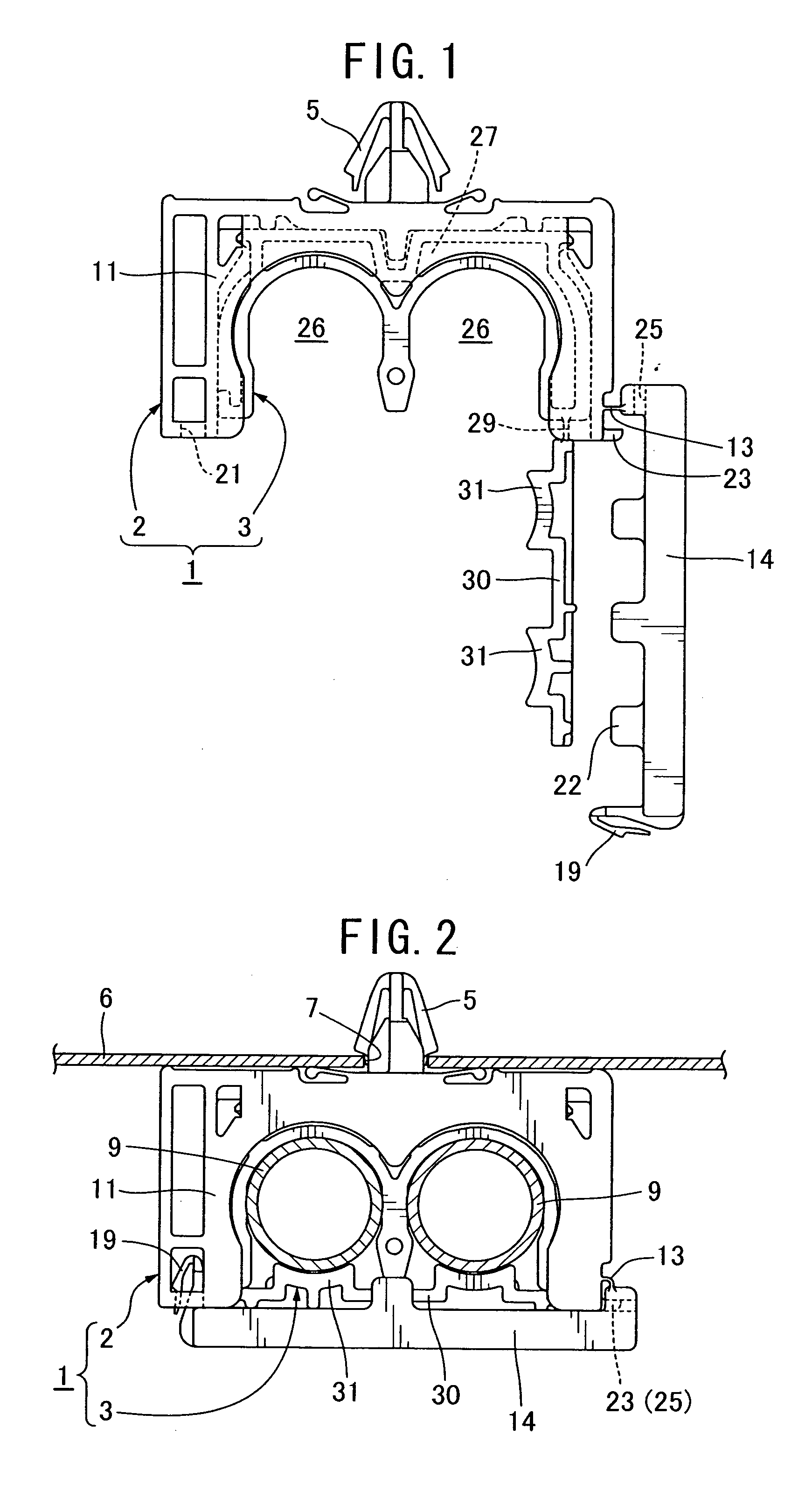 Heat-resistant clamp device for pipes or similar objects