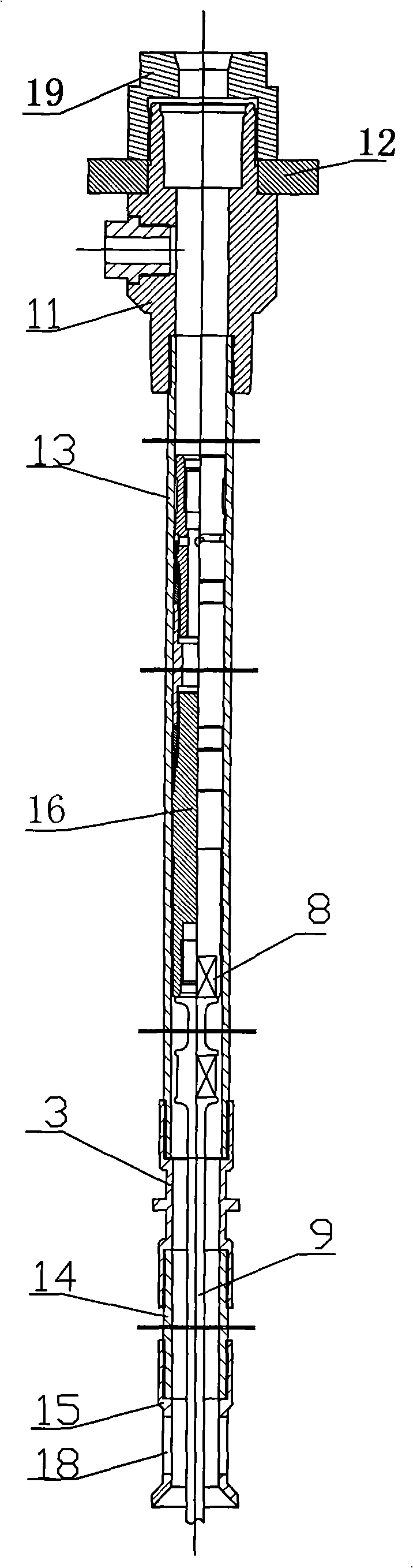 Hoisting system of stripper well in oil field