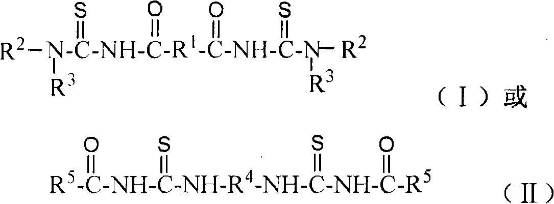 Sulphide ore floation collector and use method of diacyl bis-thiourea and preparation method thereof