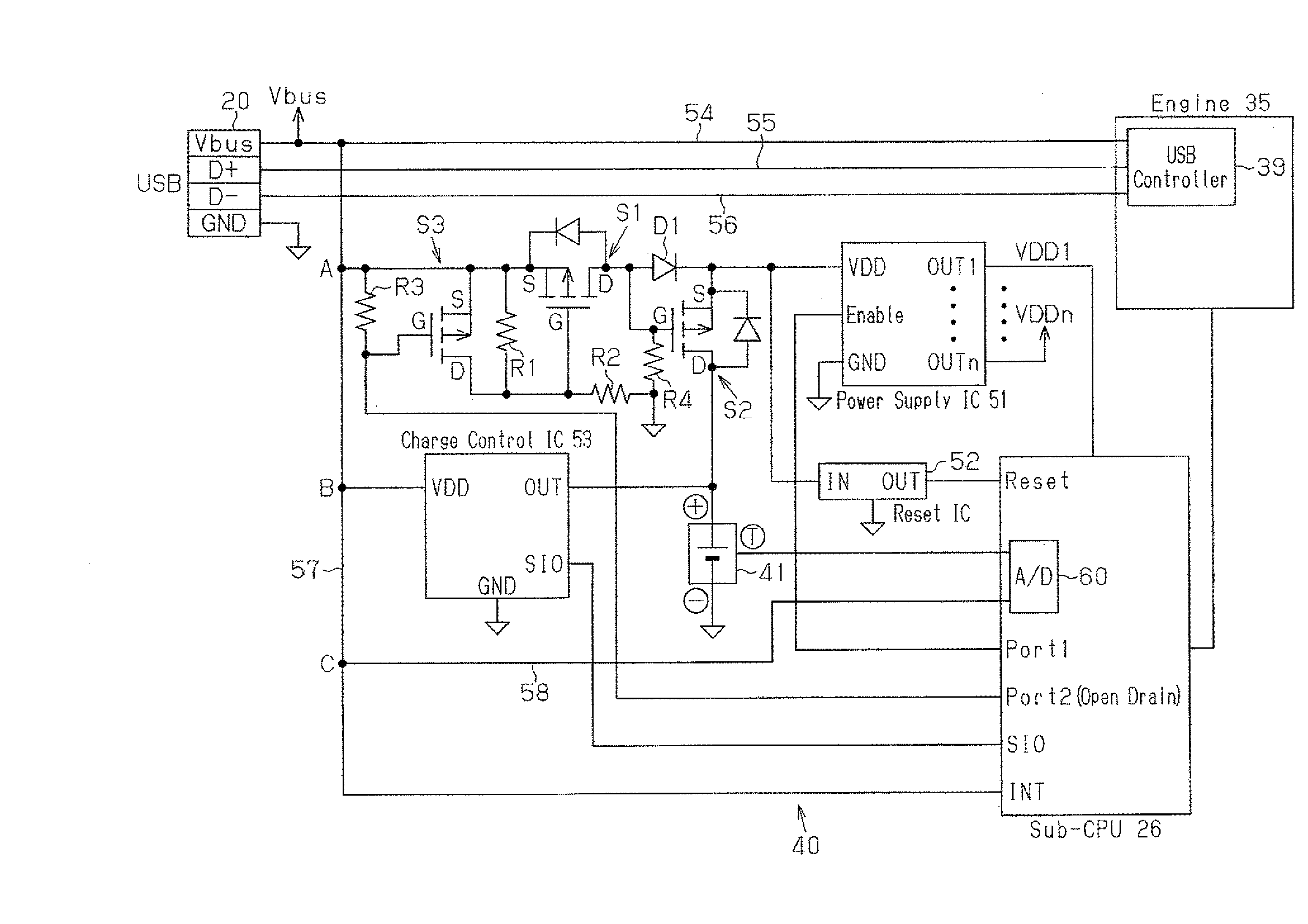 Charger for electronic device, electronic device, and charging method