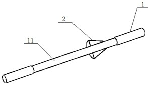 Optical fiber beam combining structure and manufacturing method thereof