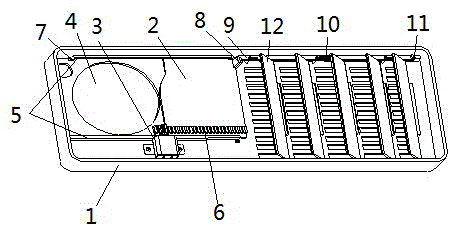 Projector type automatic dustproof system