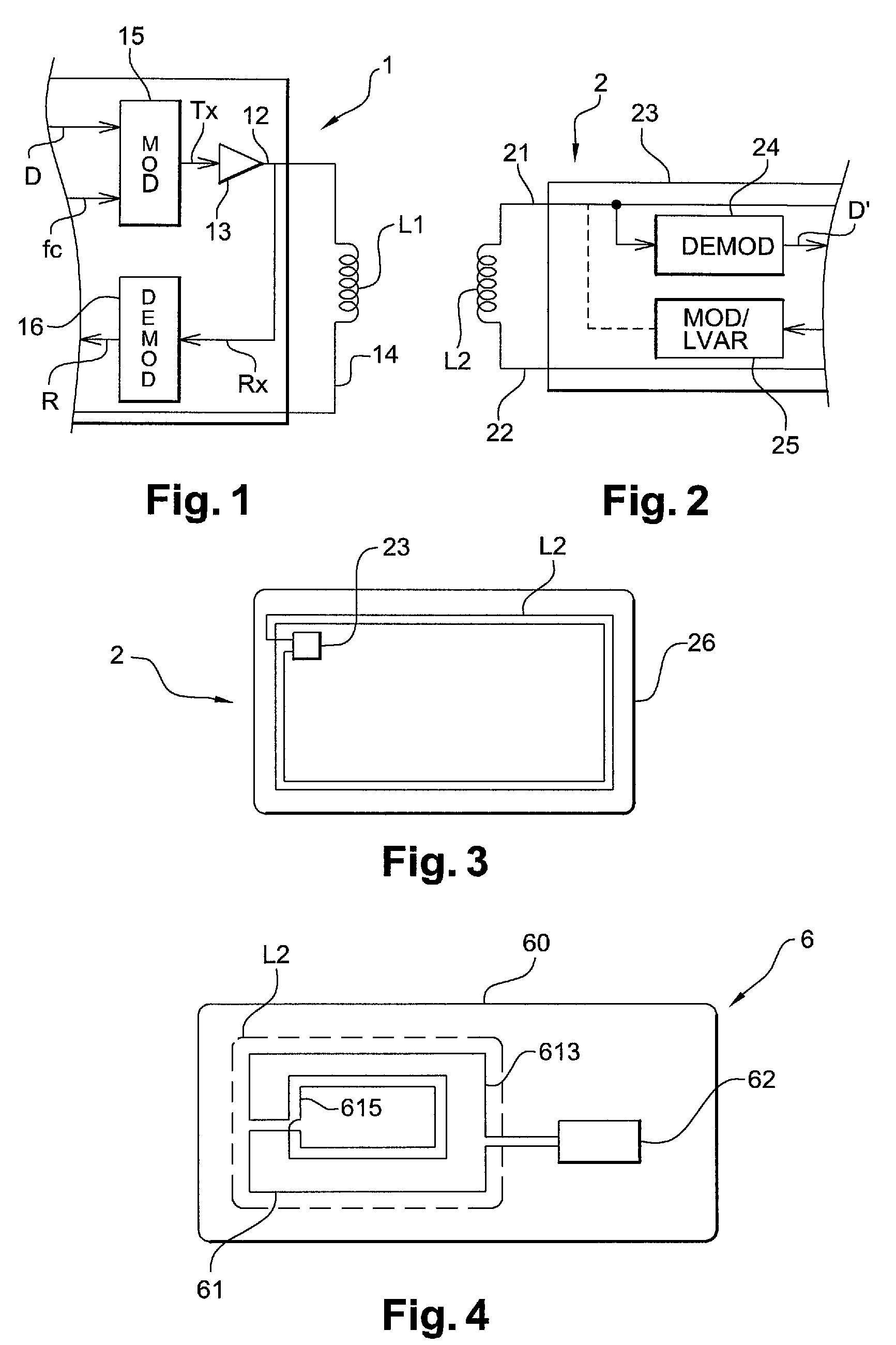 Radio-frequency communication device, system and method