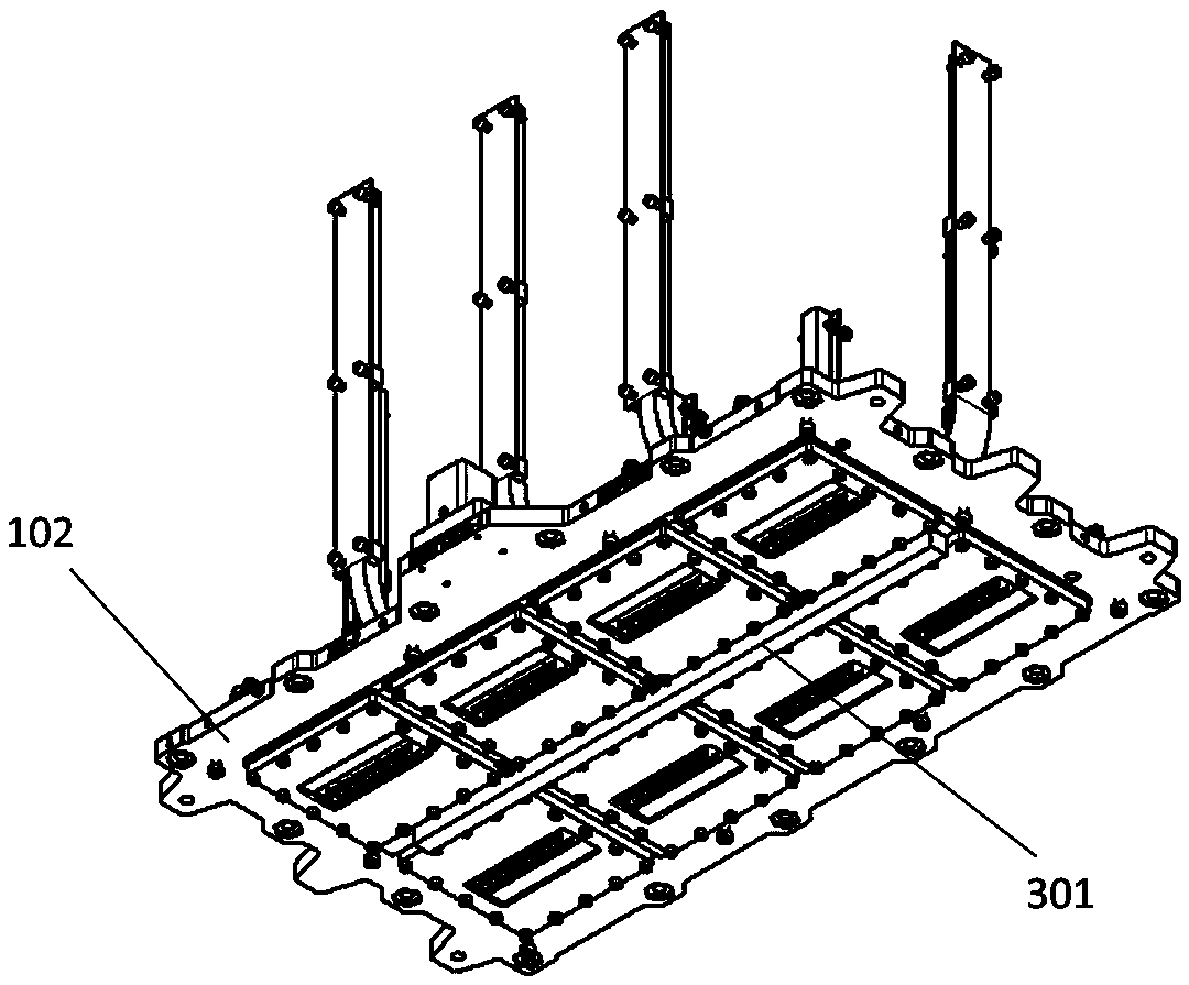 A layout structure of cryogenic heat pipes