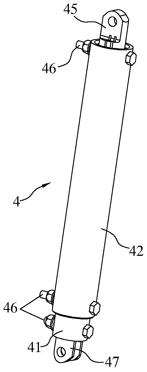 An externally hung type energy-absorbing seat