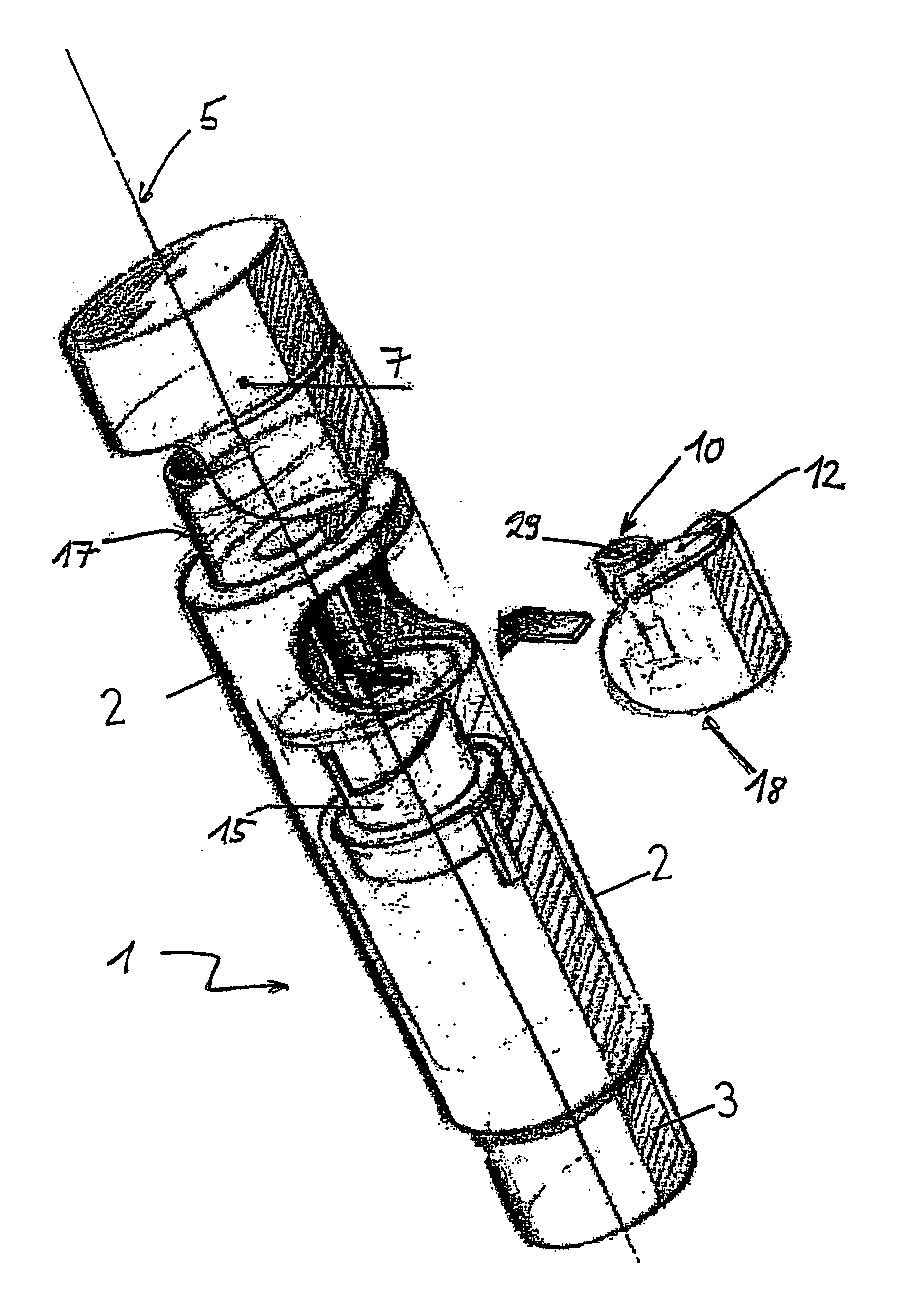 Apparatus for the dispensing of liquids, container cartridge suitable for this, and system comprising the apparatus for the dispensing of liquids and the container cartridge