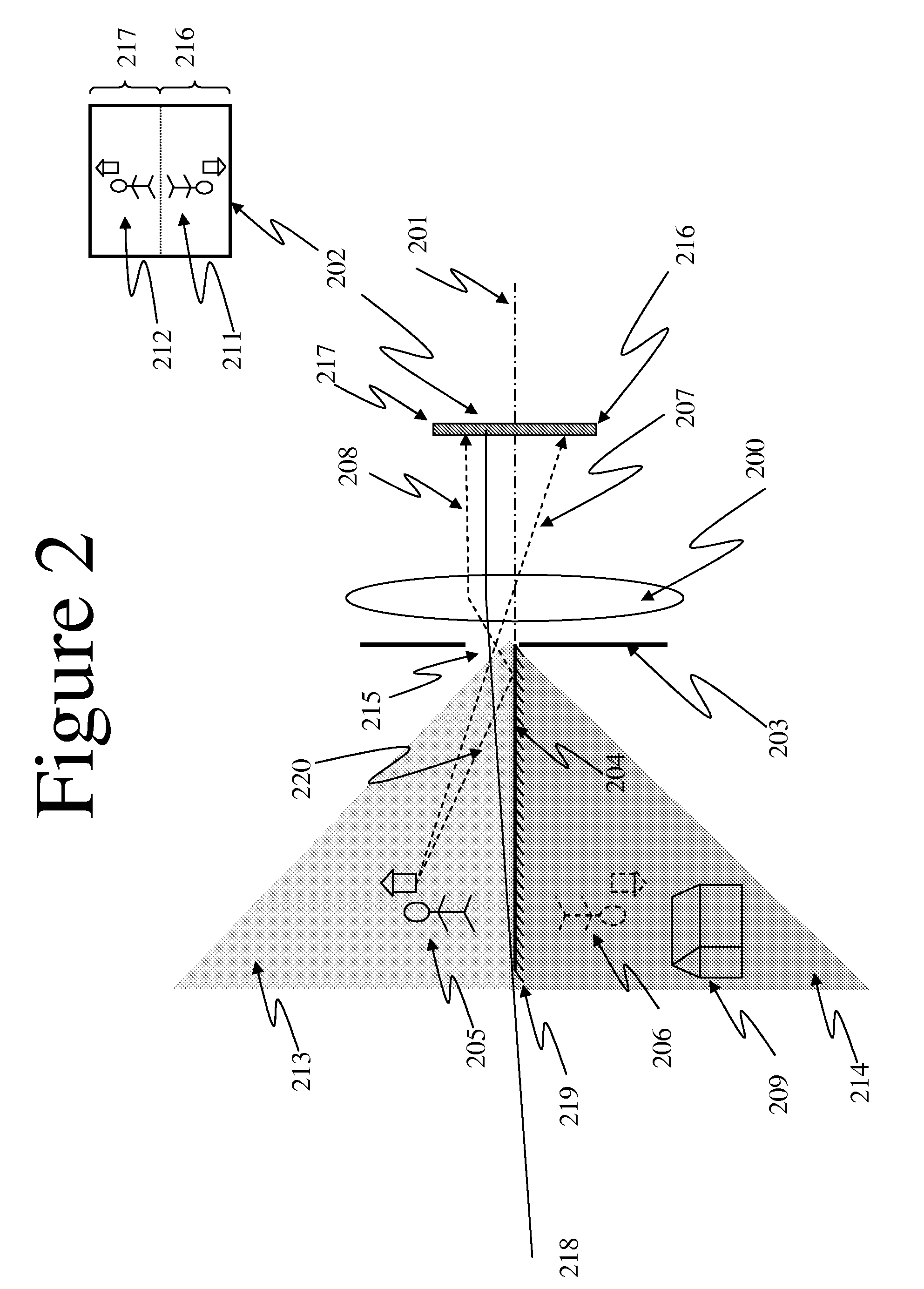 Apparatus and method for simultaneously acquiring multiple images with a given camera