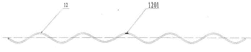 A pre-twisted anti-skid damping spacer