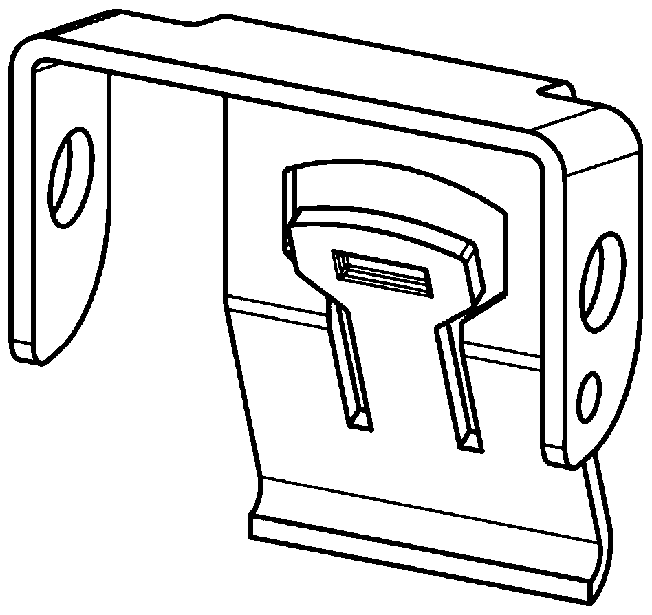 Locking device for locking lever of multipolar electrical connector housing