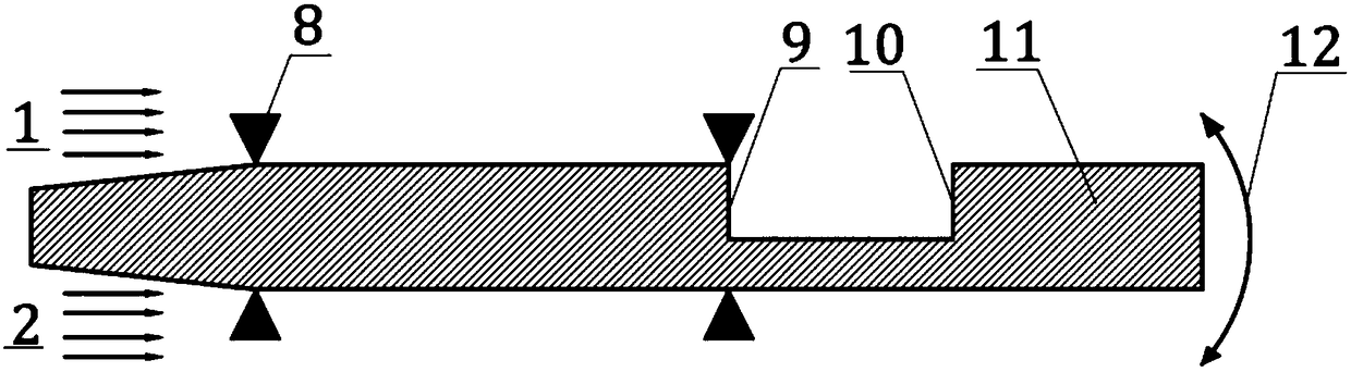 Supersonic mixing reinforcing device