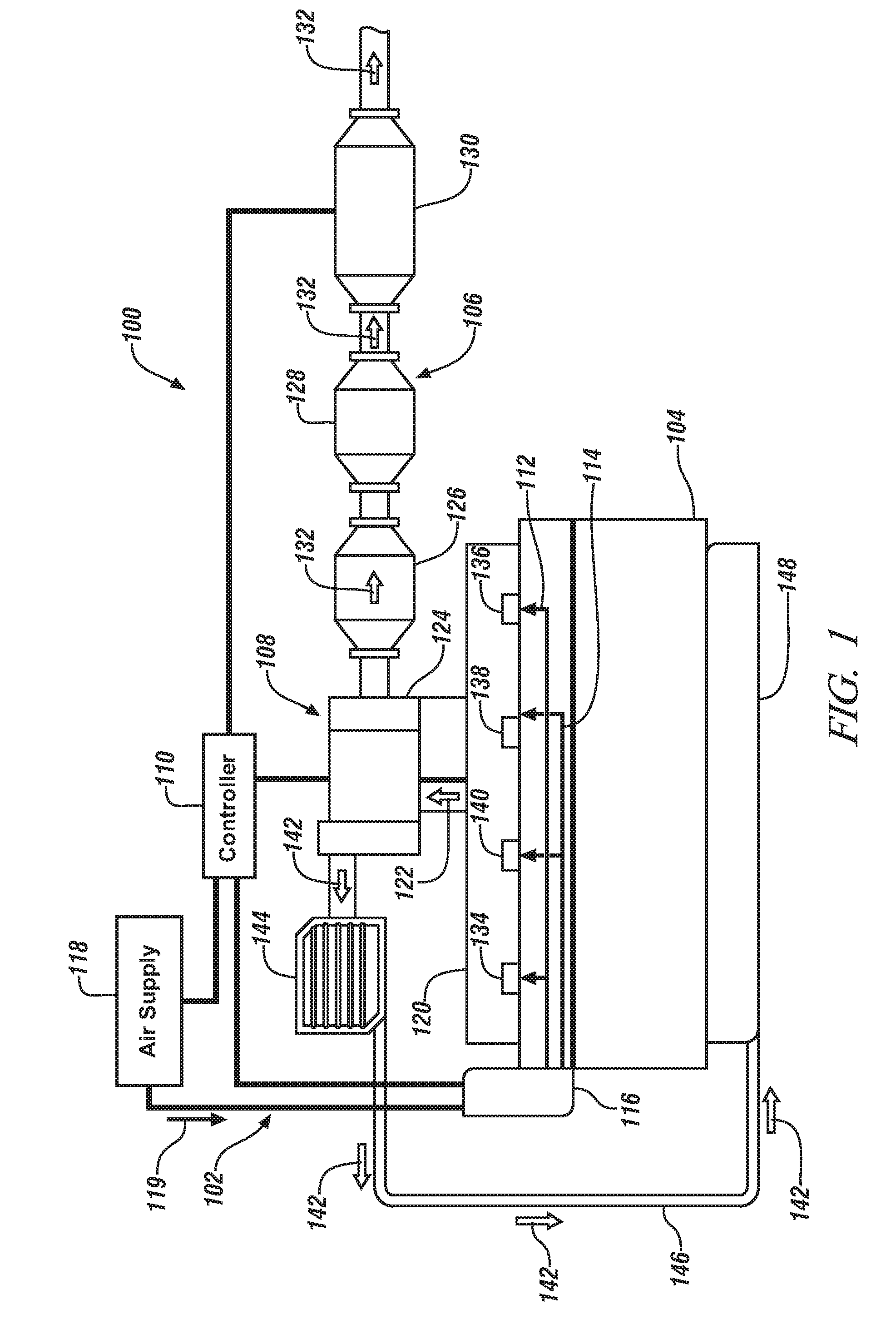 Secondary air injection system and method