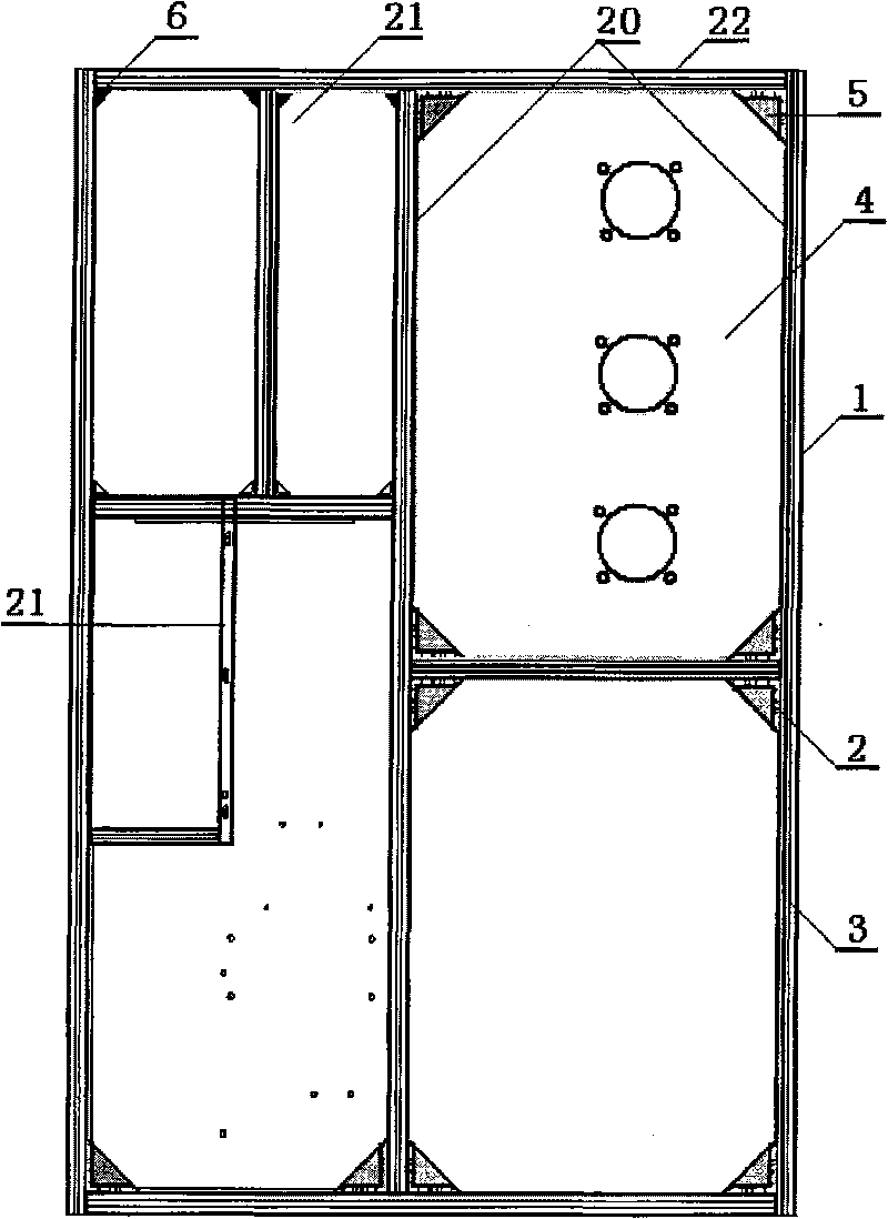 Method for manufacturing split mounting type electric box and components thereof