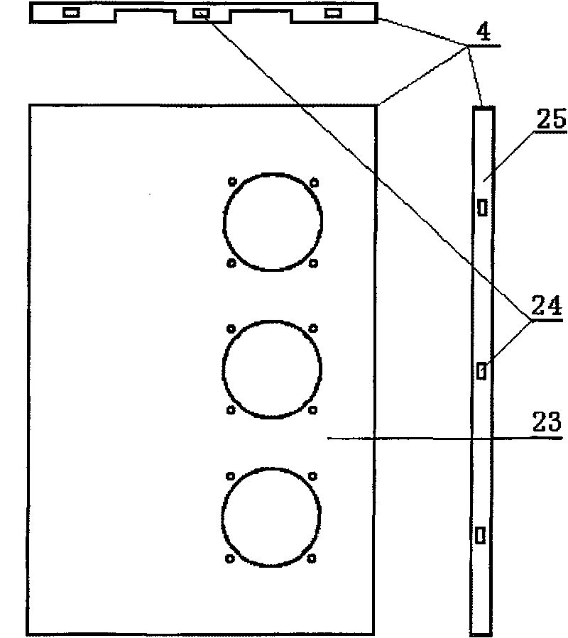 Method for manufacturing split mounting type electric box and components thereof