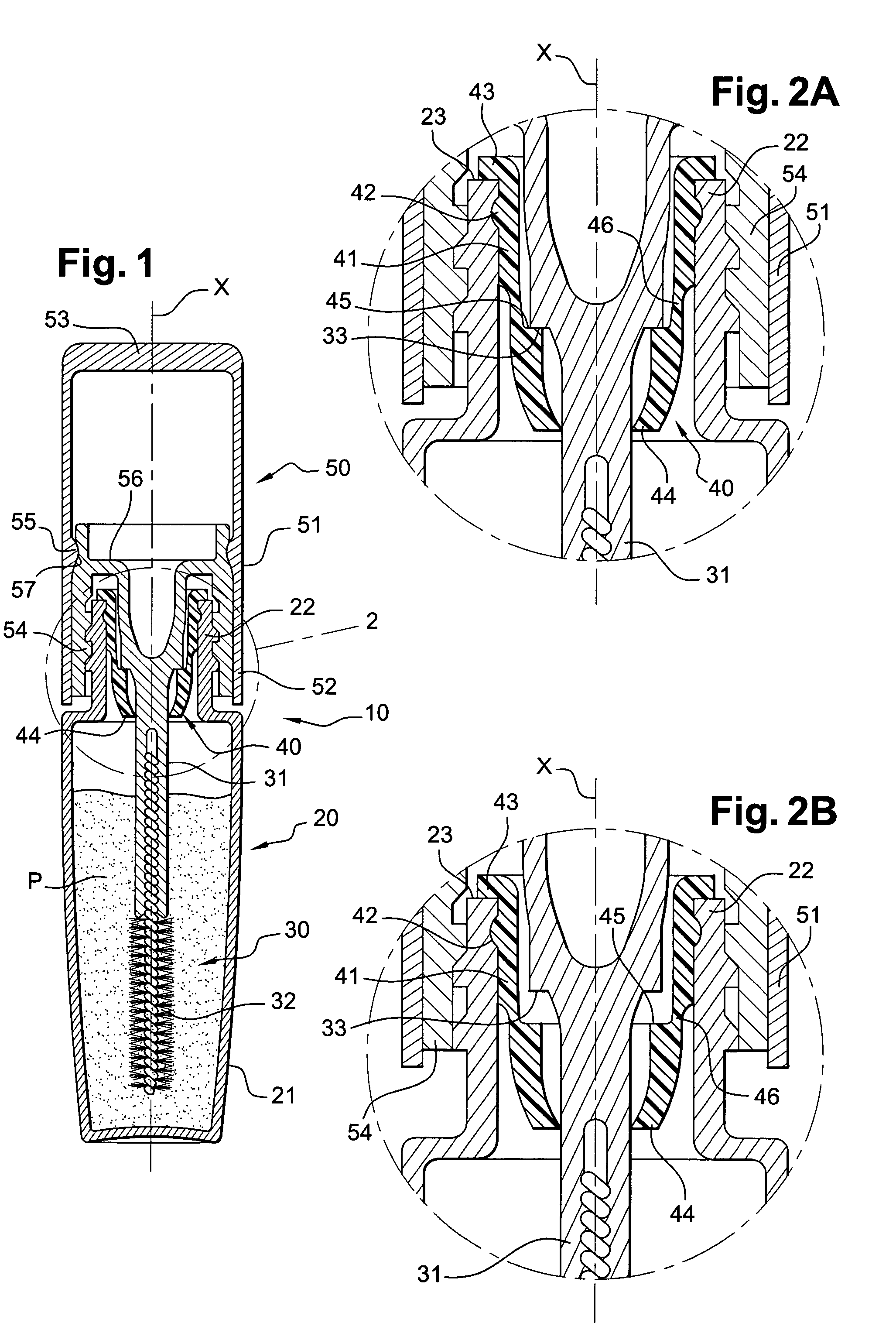 Device for packaging and application of a product