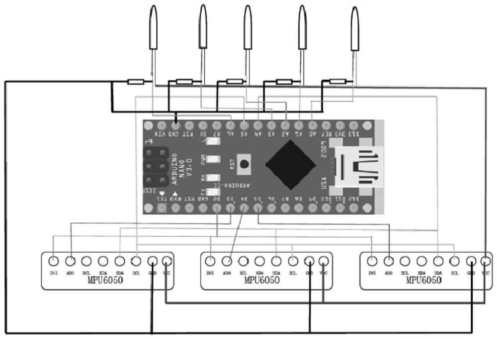 Gesture data collection glove and sign language gesture recognition method based on gesture data collection glove