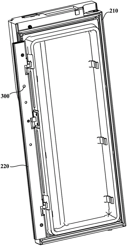 Side by side refrigerator with camera device