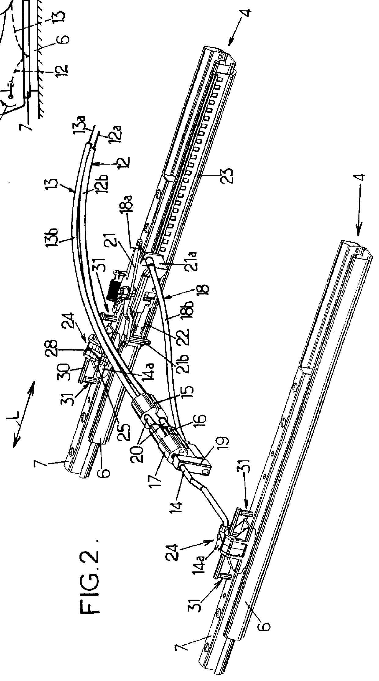 Slide rail for vehicle seat and seat comprising such a slide rail