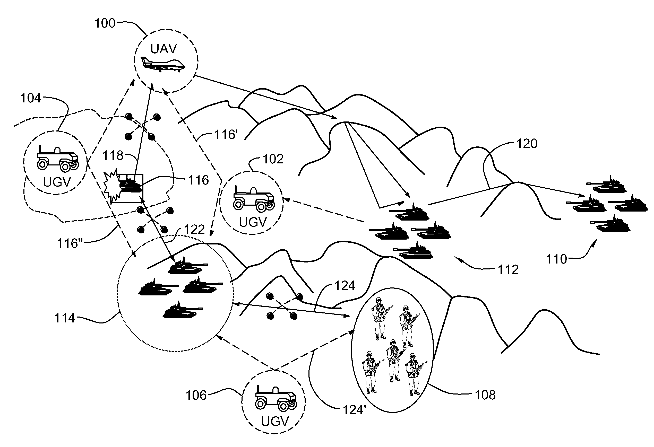 Neural network-based mobility management for mobile ad hoc radio networks