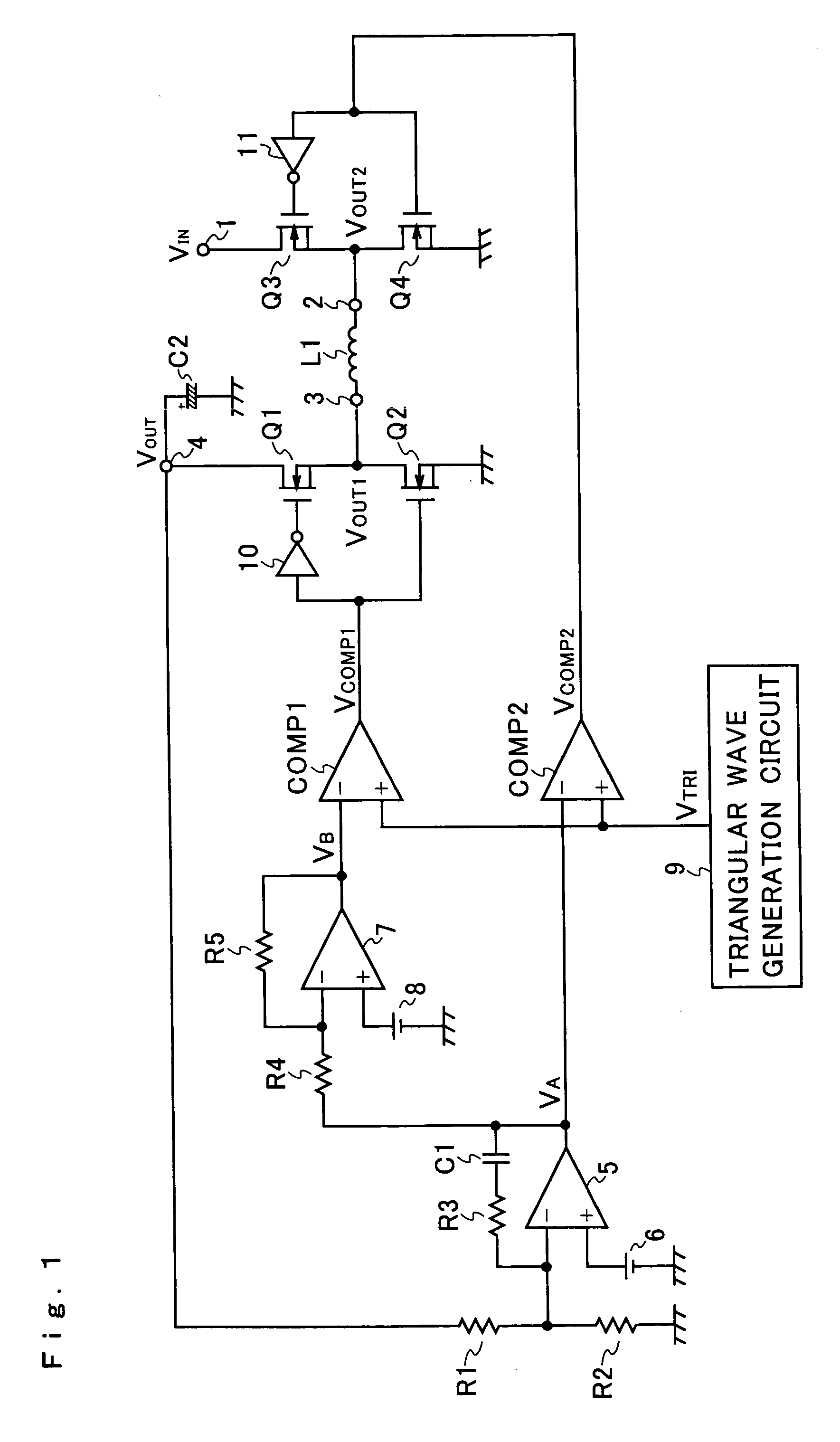 Step-up/step-down DC-DC converter and portable device employing it