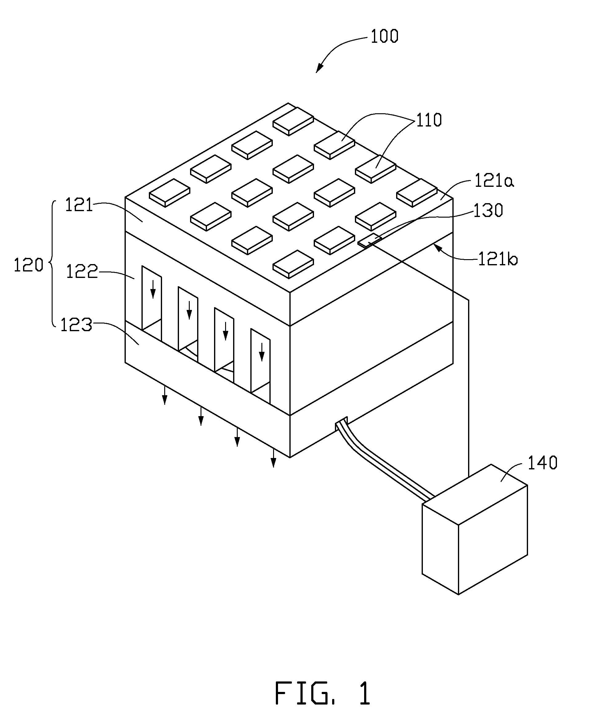 LED illuminantor and heat-dissipating method thereof